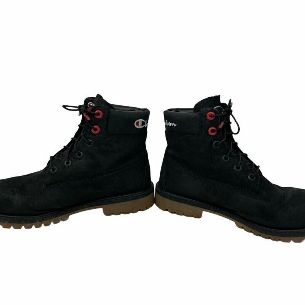 Timberland Champion Boys Premium Boots Black 7 - Picture 3 of 11
